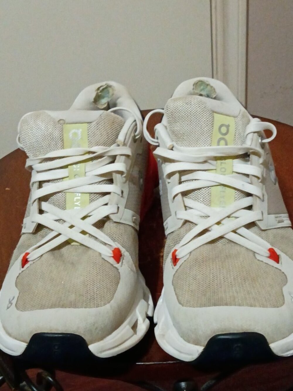 On Running Women's Cloudflyer 4 Sand Flame Sneakers 71.98093 Size 7.5 - Picture 10 of 13